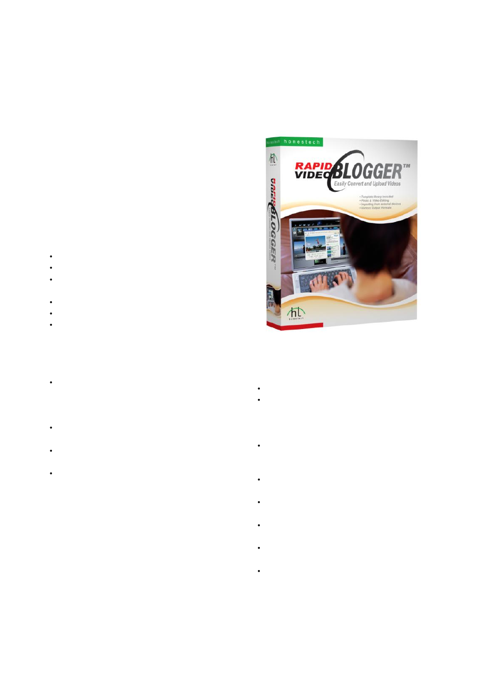 Rapid video blogger, Honestech | Honestech VHS to DVD Plus User Manual | Page 75 / 78
