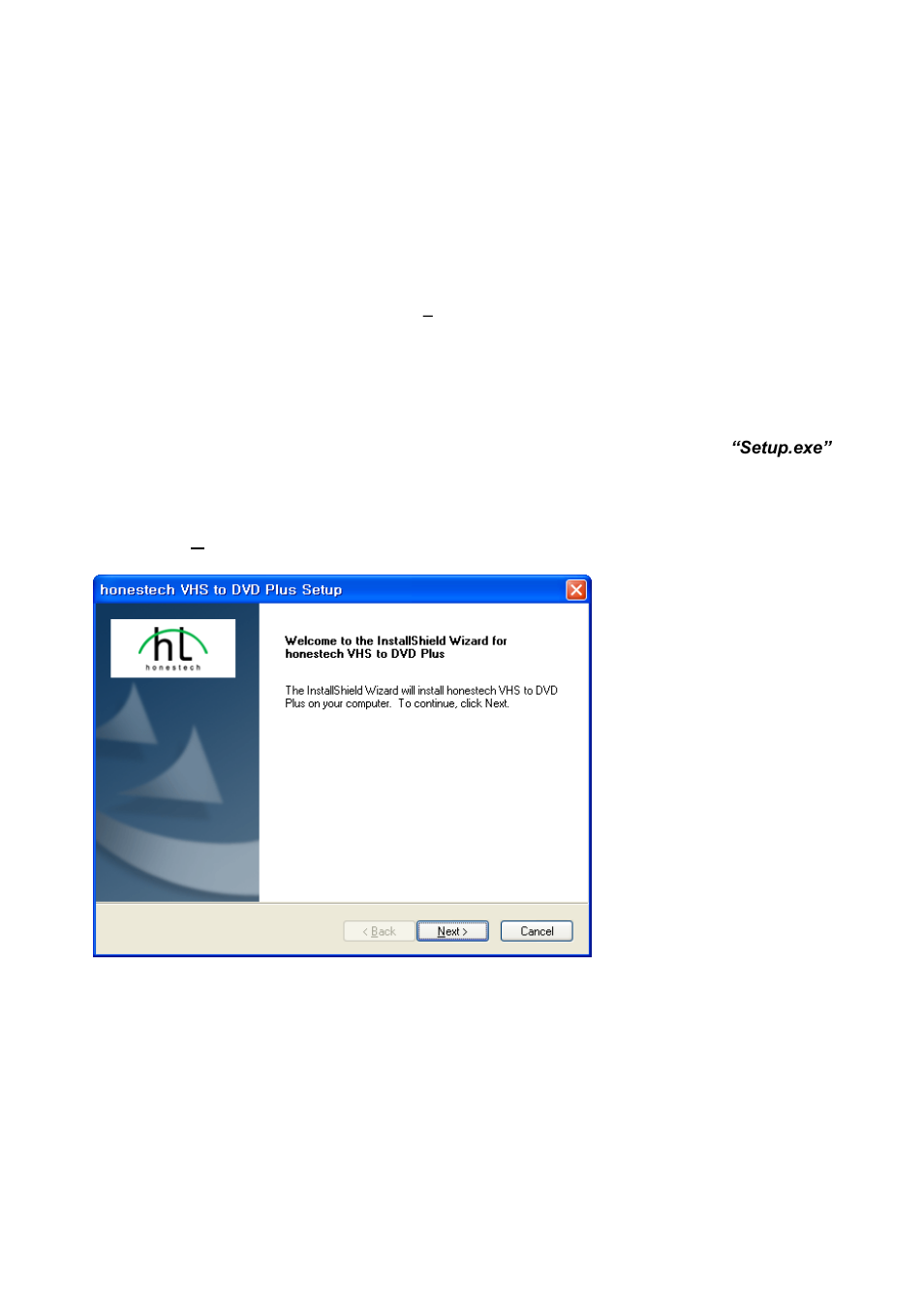 Honestech vhs to dvd plus installation, Installing honestech vhs to dvd plus | Honestech VHS to DVD Plus User Manual | Page 8 / 78