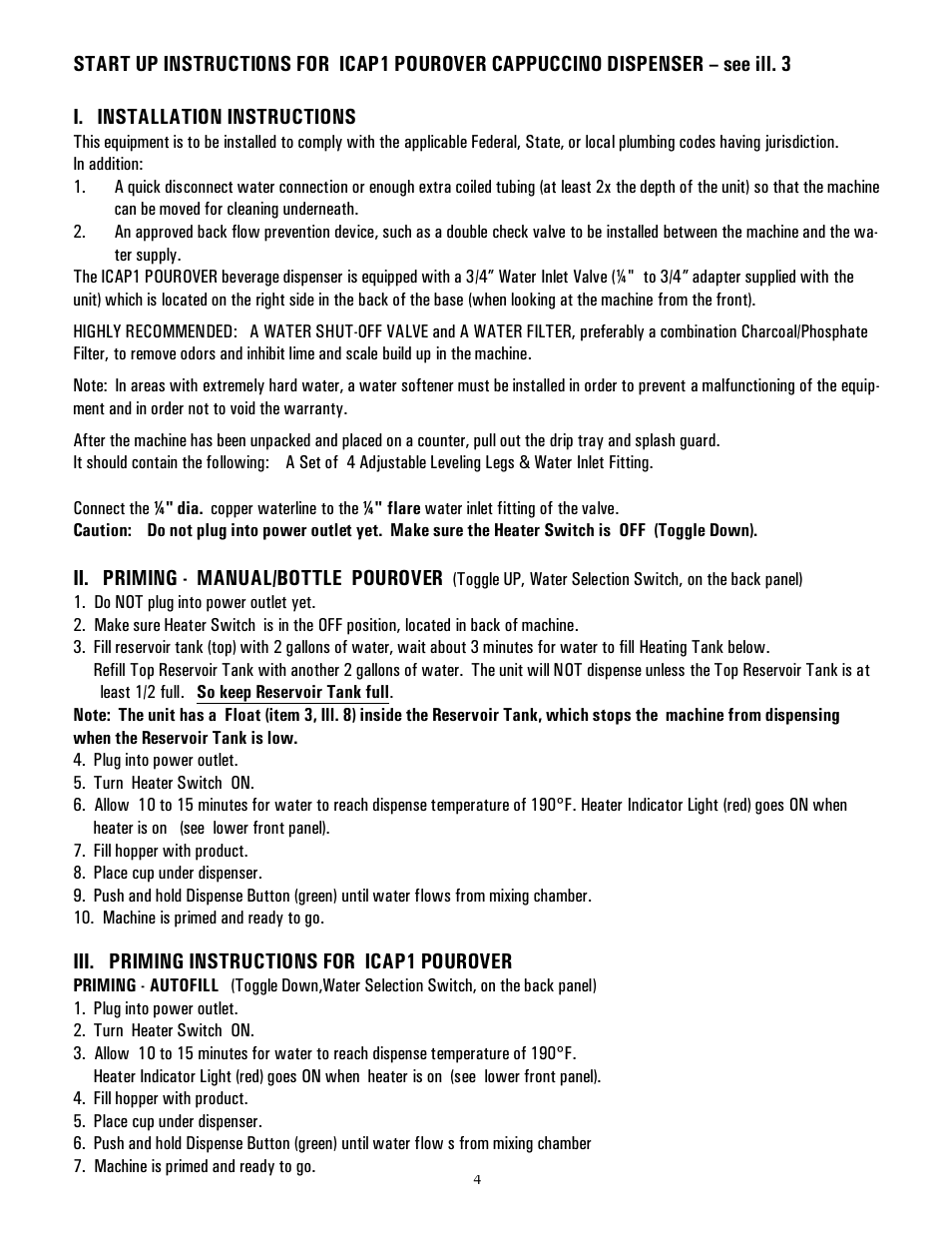 Cecilware WHIPPER User Manual | Page 4 / 18