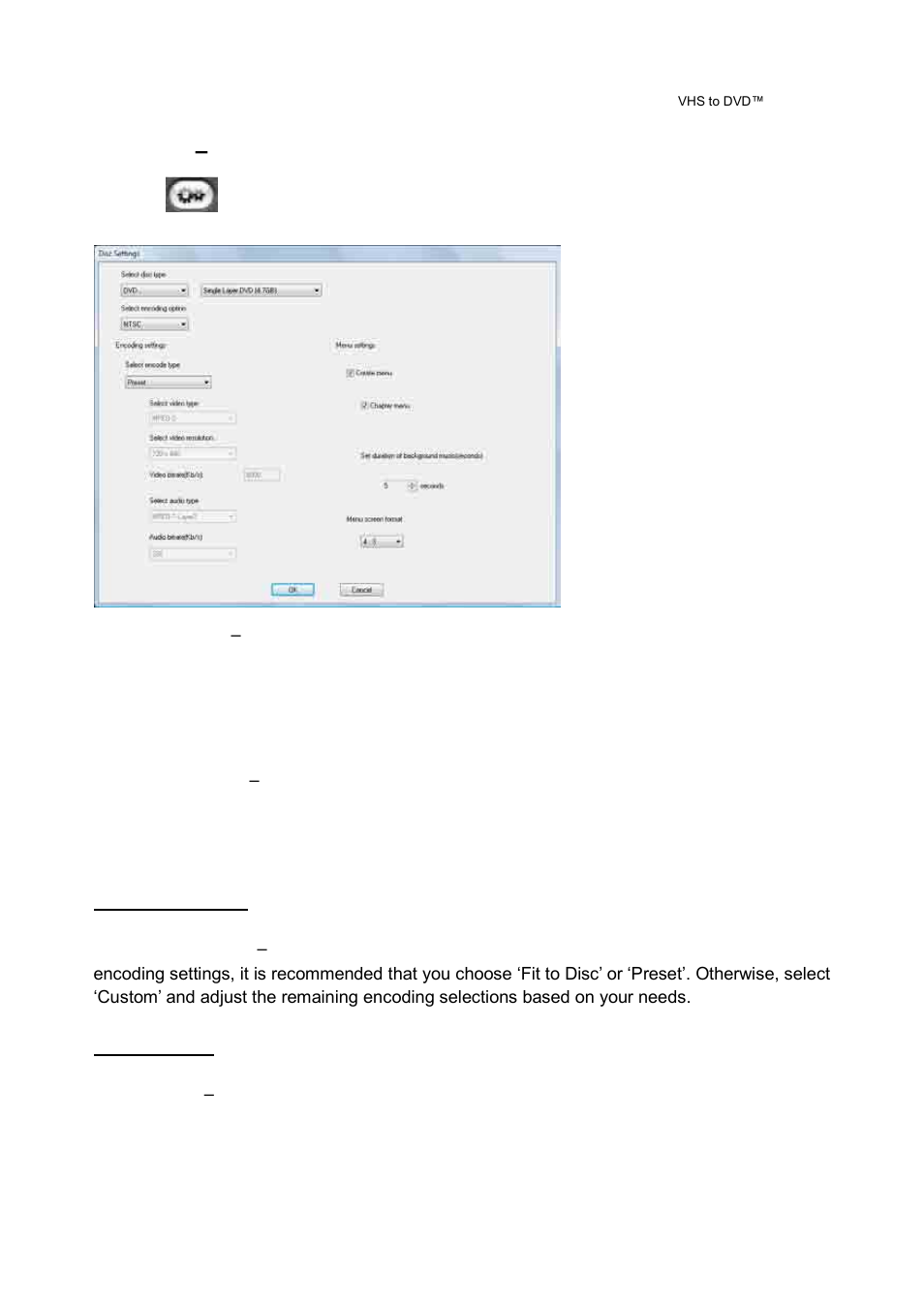 Step two – settings | Honestech VHS to DVD 4.0 Deluxe User Manual | Page 41 / 69