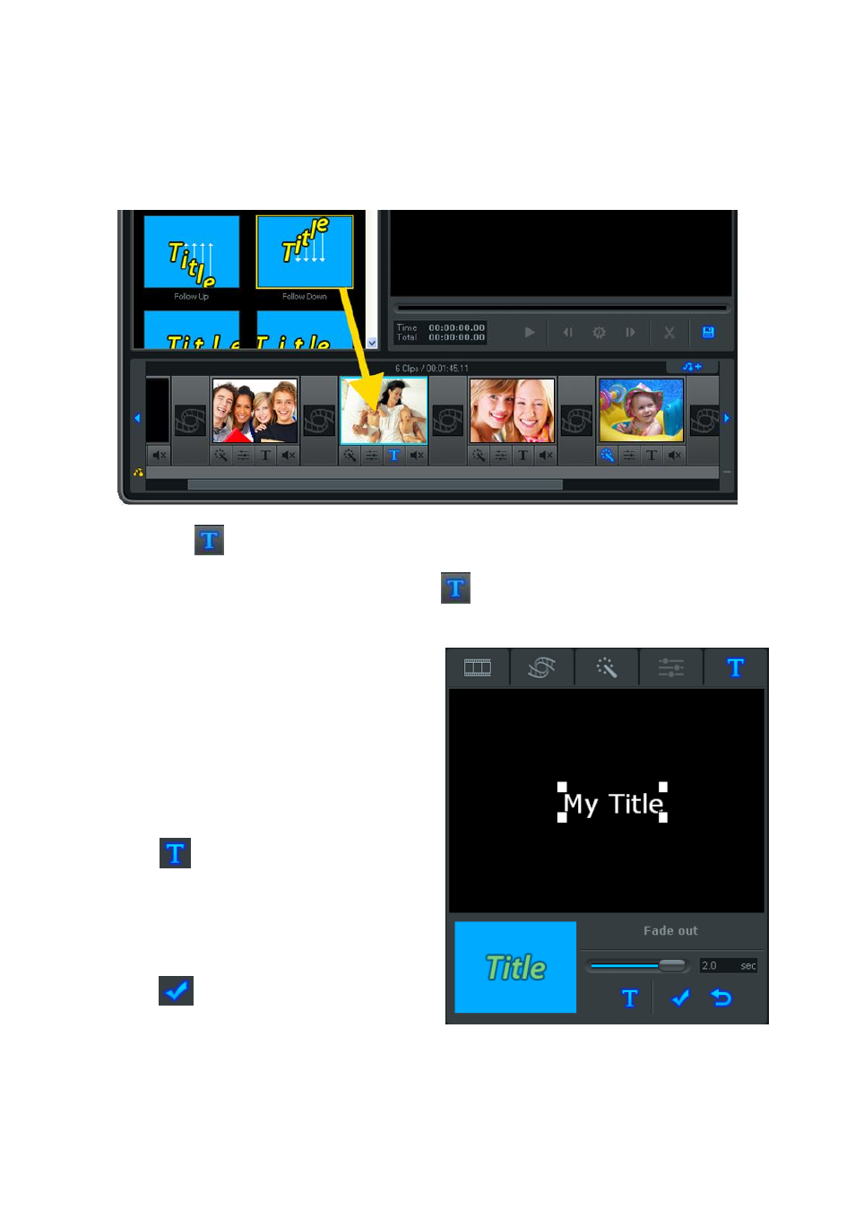 Text editor | Honestech VHS to DVD 5.0 Deluxe User Manual | Page 46 / 81