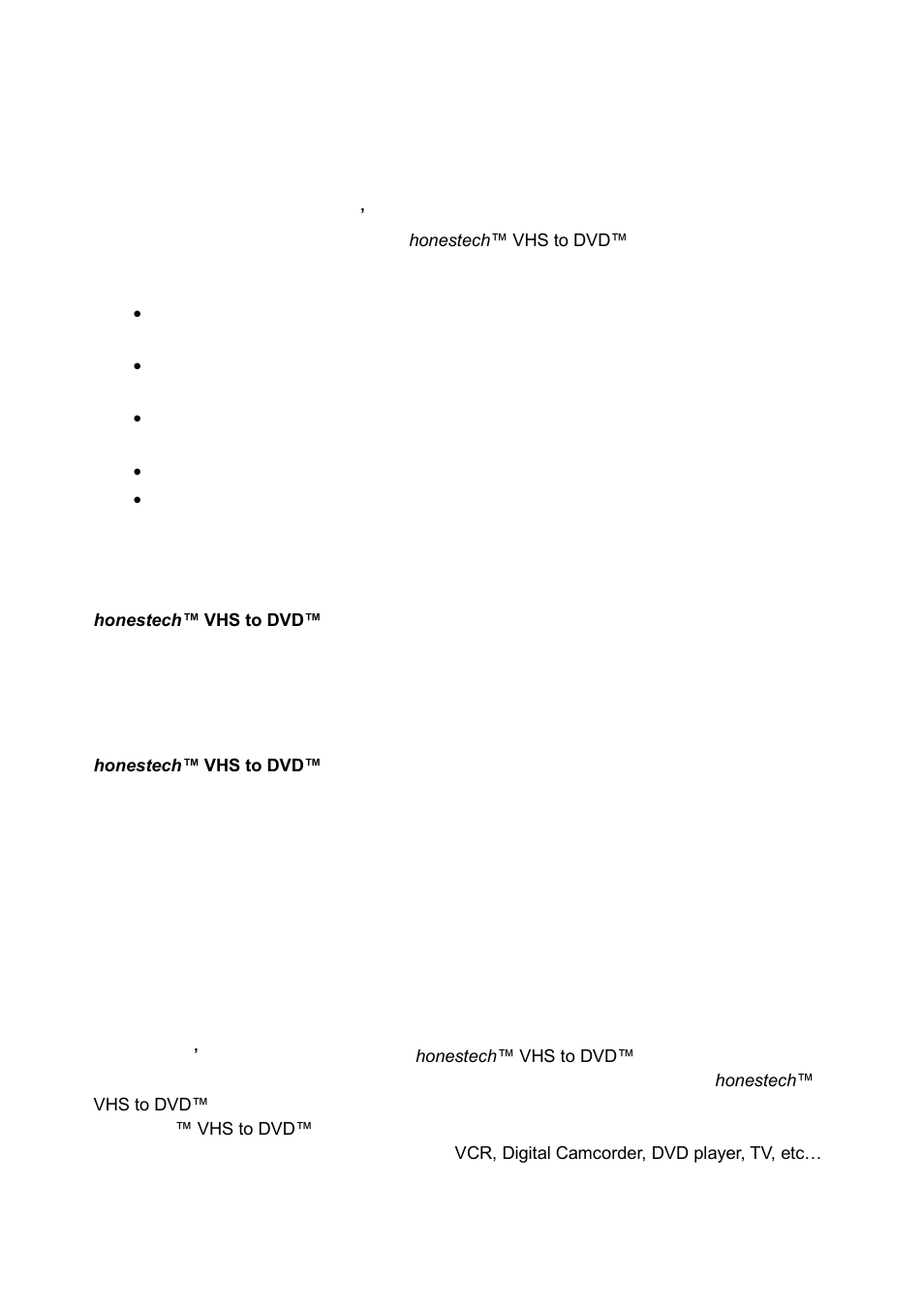 Introduction | Honestech VHS to DVD 7.0 Deluxe User Manual | Page 6 / 78