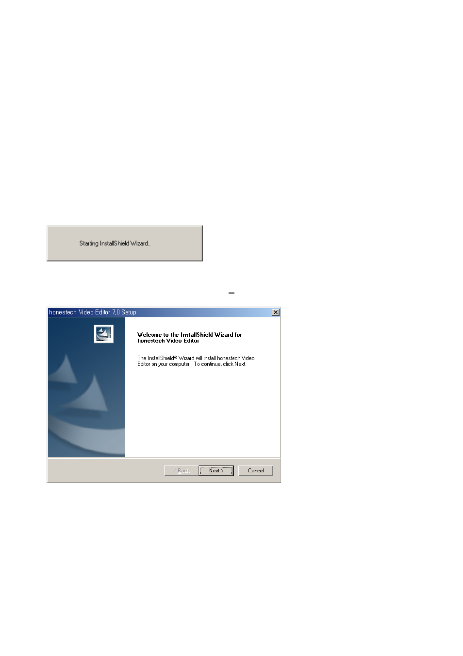 Honestech video editor installation | Honestech Video Editor 7.0 User Manual | Page 10 / 76