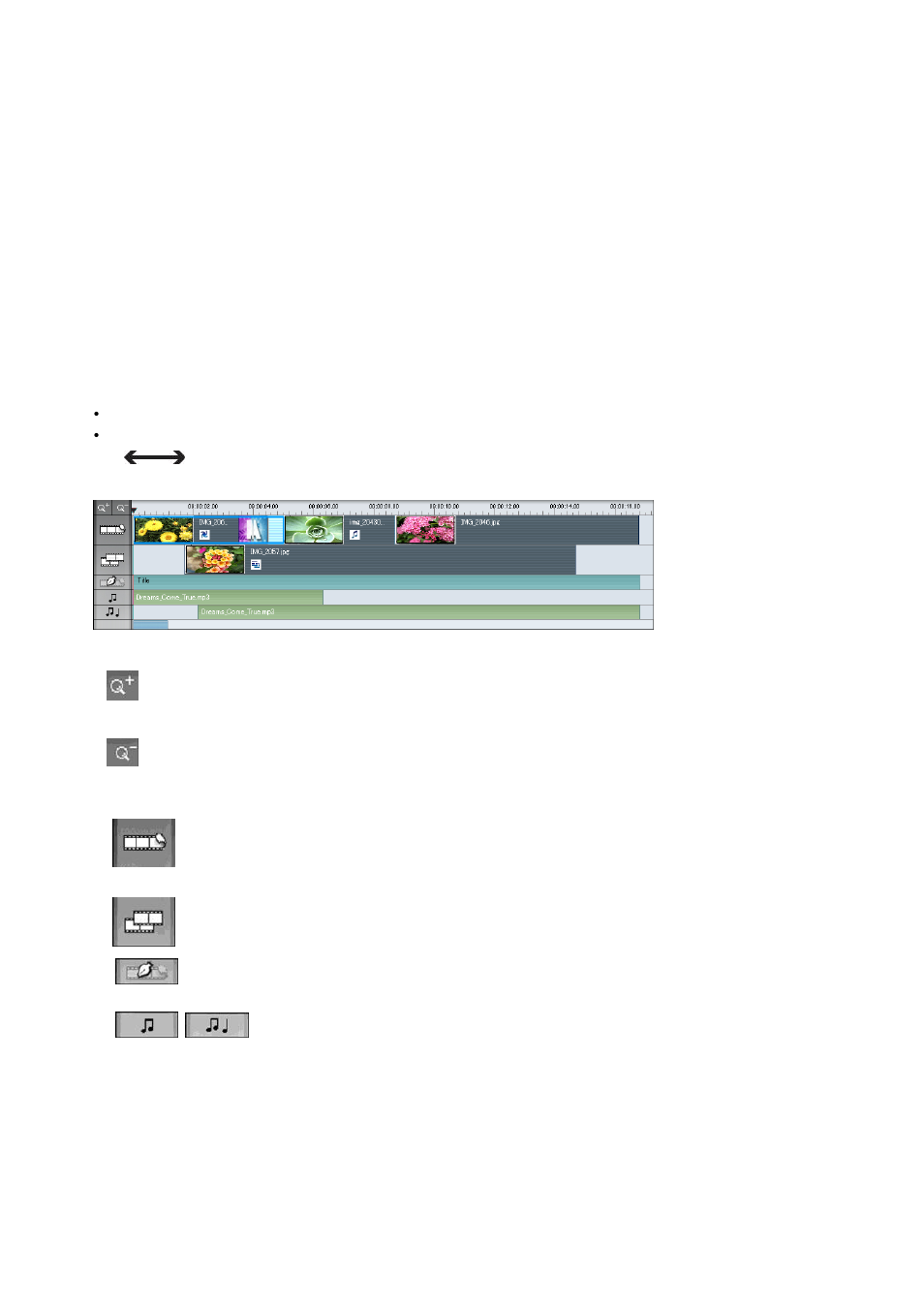 Editing in the timeline | Honestech Video Editor 7.0 User Manual | Page 28 / 76