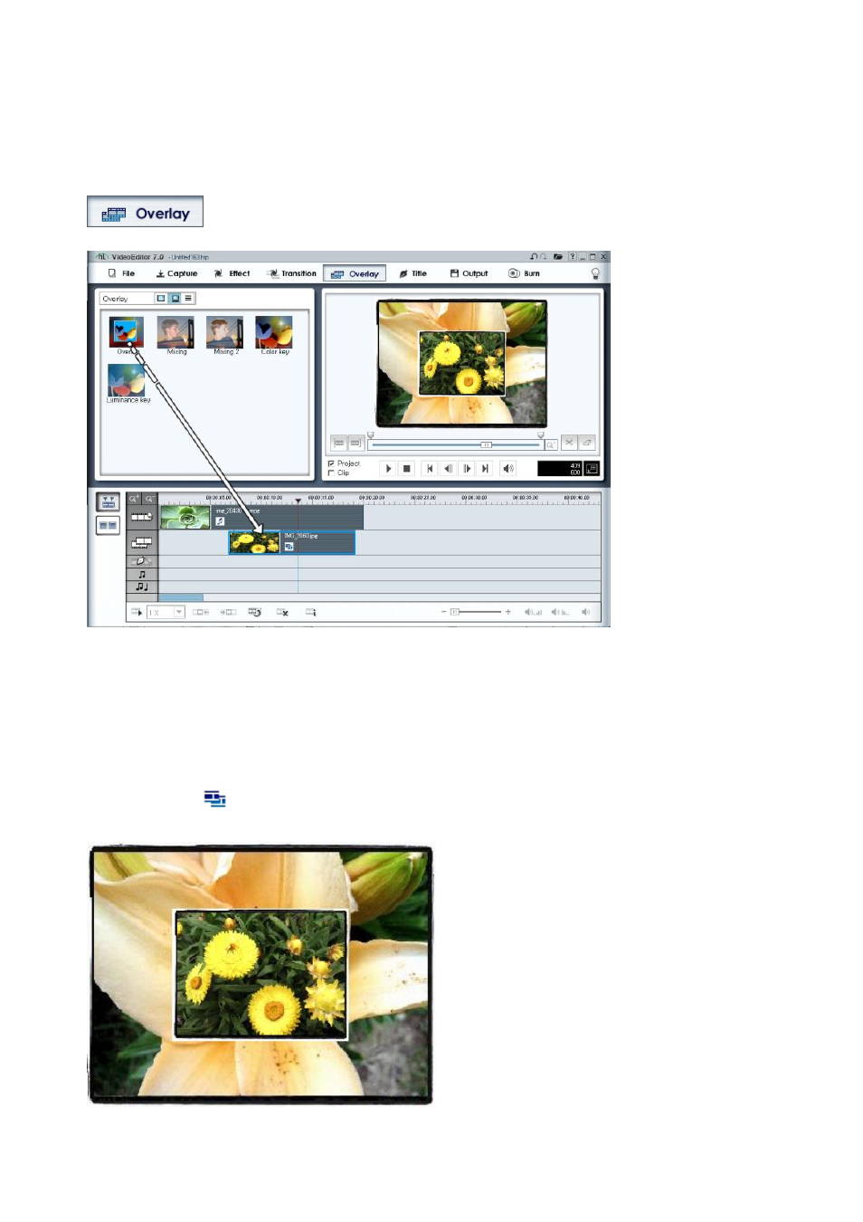 Adding overlay effects | Honestech Video Editor 7.0 User Manual | Page 37 / 76