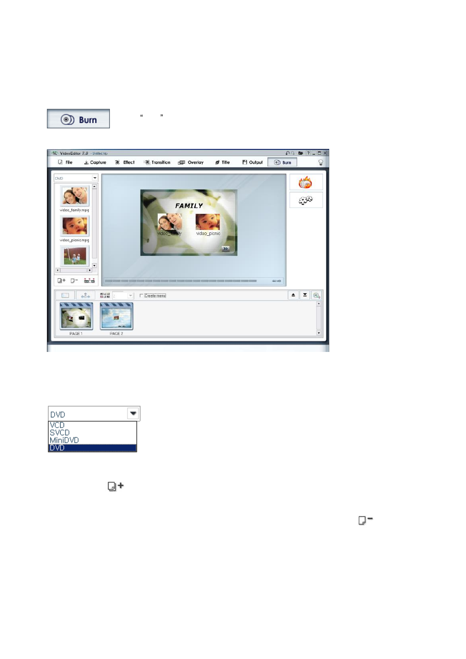 Output to disc | Honestech Video Editor 7.0 User Manual | Page 52 / 76