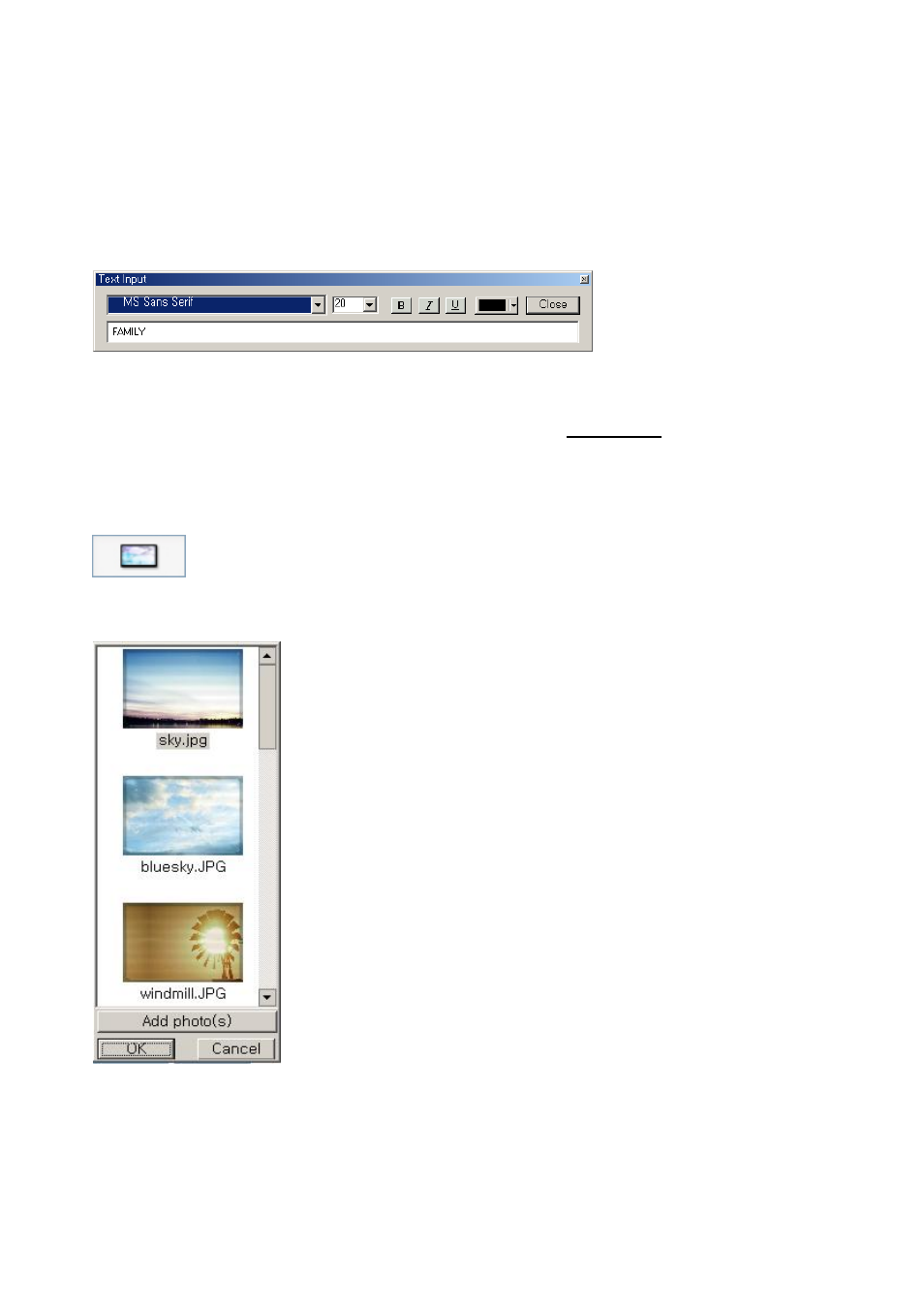 Changing text, Changing the background image | Honestech Video Editor 7.0 User Manual | Page 54 / 76