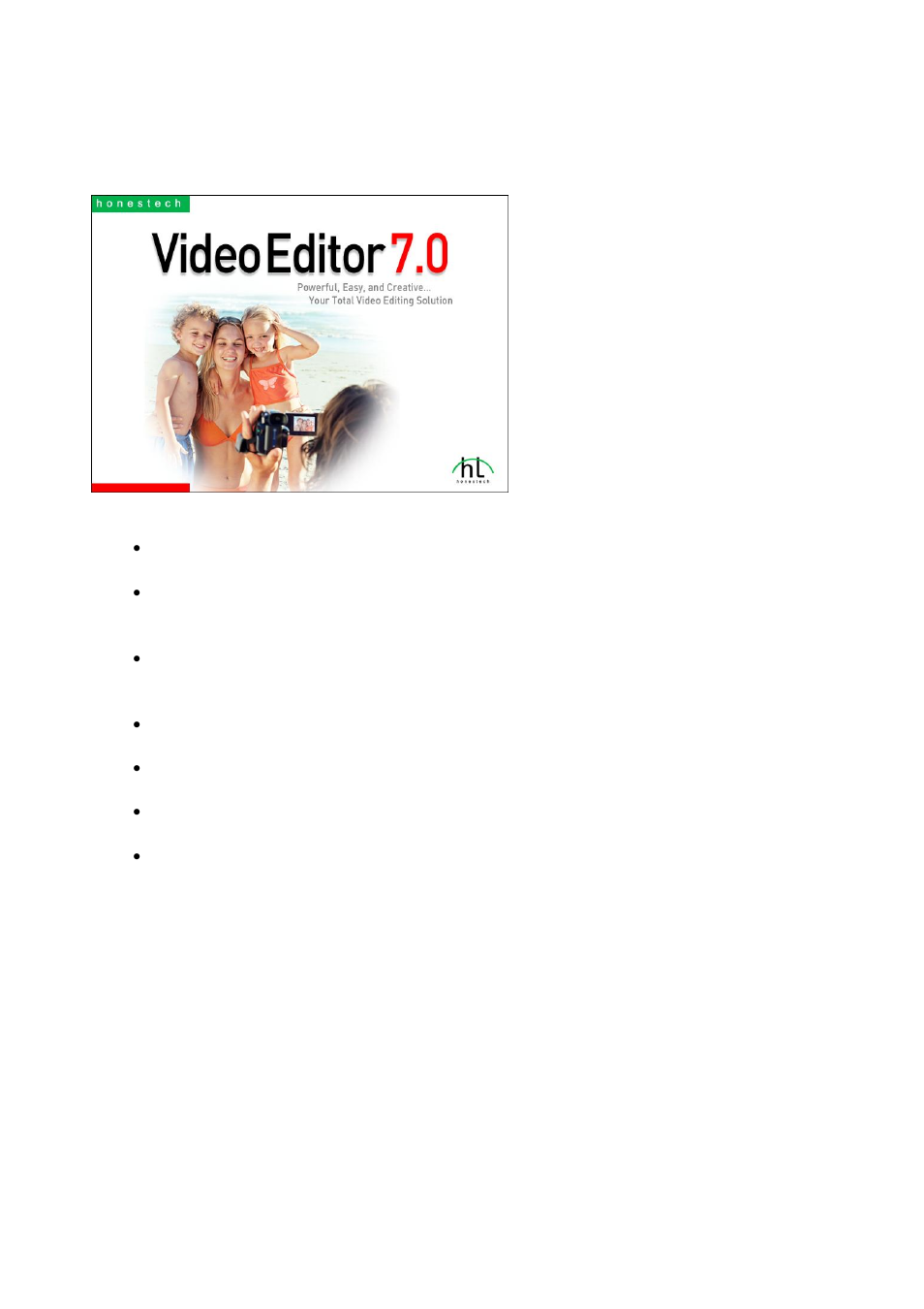 Introduction, 1. minimum system requirements | Honestech Video Editor 7.0 User Manual | Page 6 / 76
