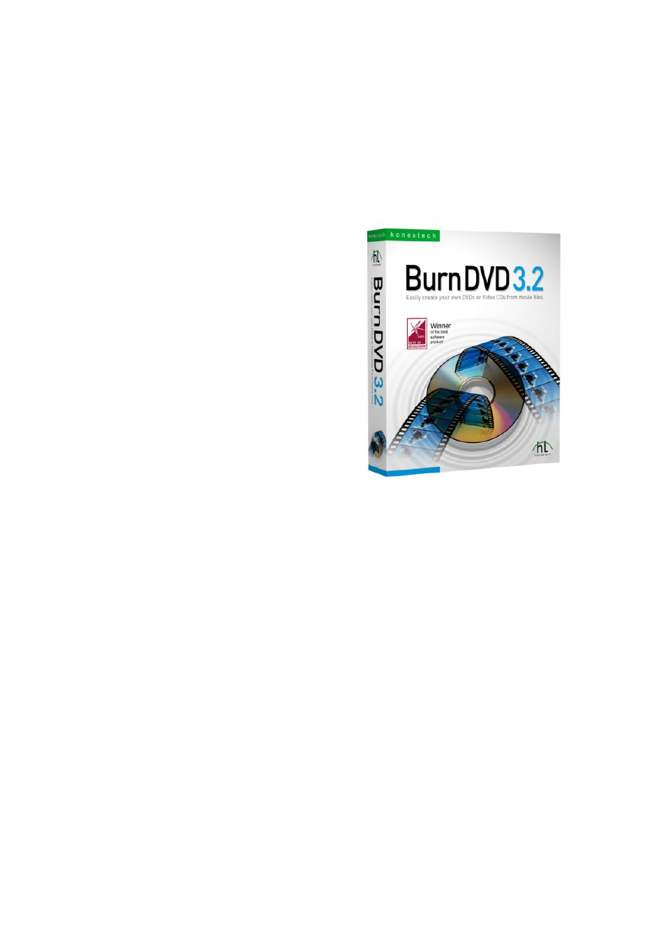 Burn dvd 3.2, Honestech | Honestech Video Editor 7.0 User Manual | Page 65 / 76