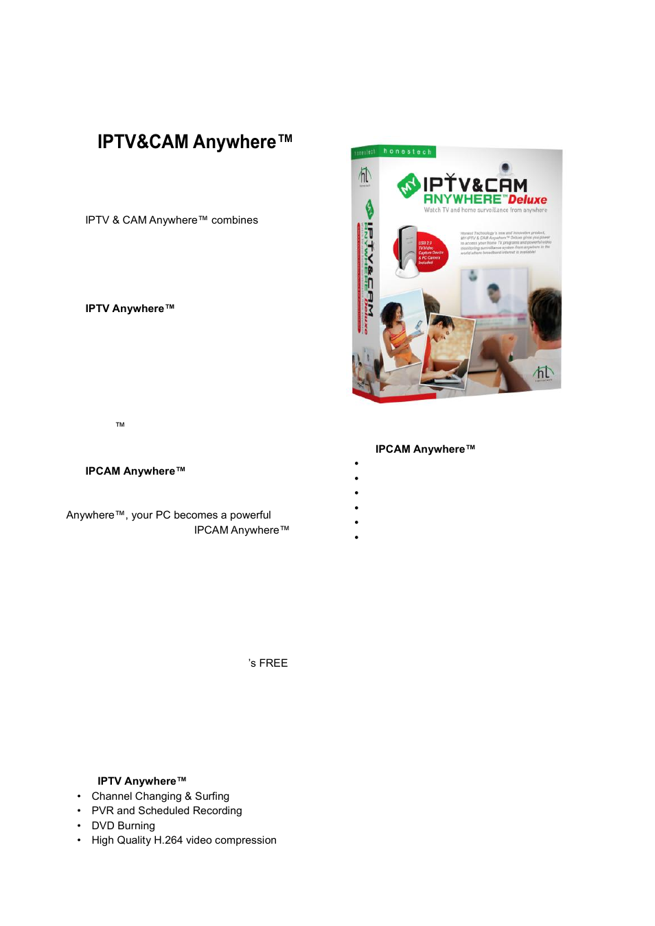 My- iptv&cam anywhere™ deluxe, Honestech | Honestech Video Editor 7.0 User Manual | Page 71 / 76
