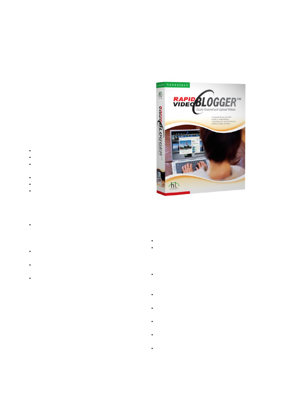 Rapid video blogger, Honestech | Honestech Video Editor 7.0 User Manual | Page 73 / 76