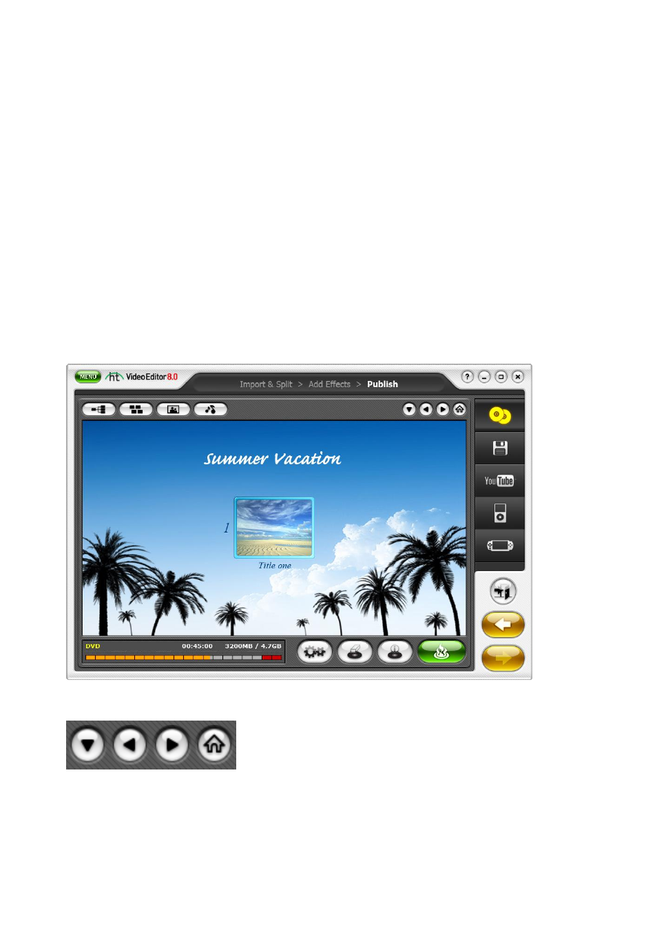 Publish, Publish to disc | Honestech Video Editor 8.0 User Manual | Page 23 / 86