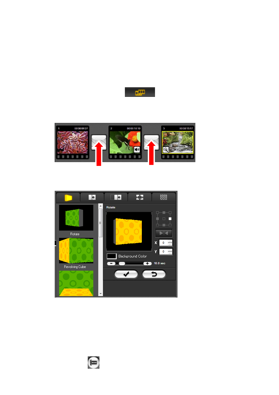 Editing in storyboard | Honestech Video Editor 8.0 User Manual | Page 47 / 86