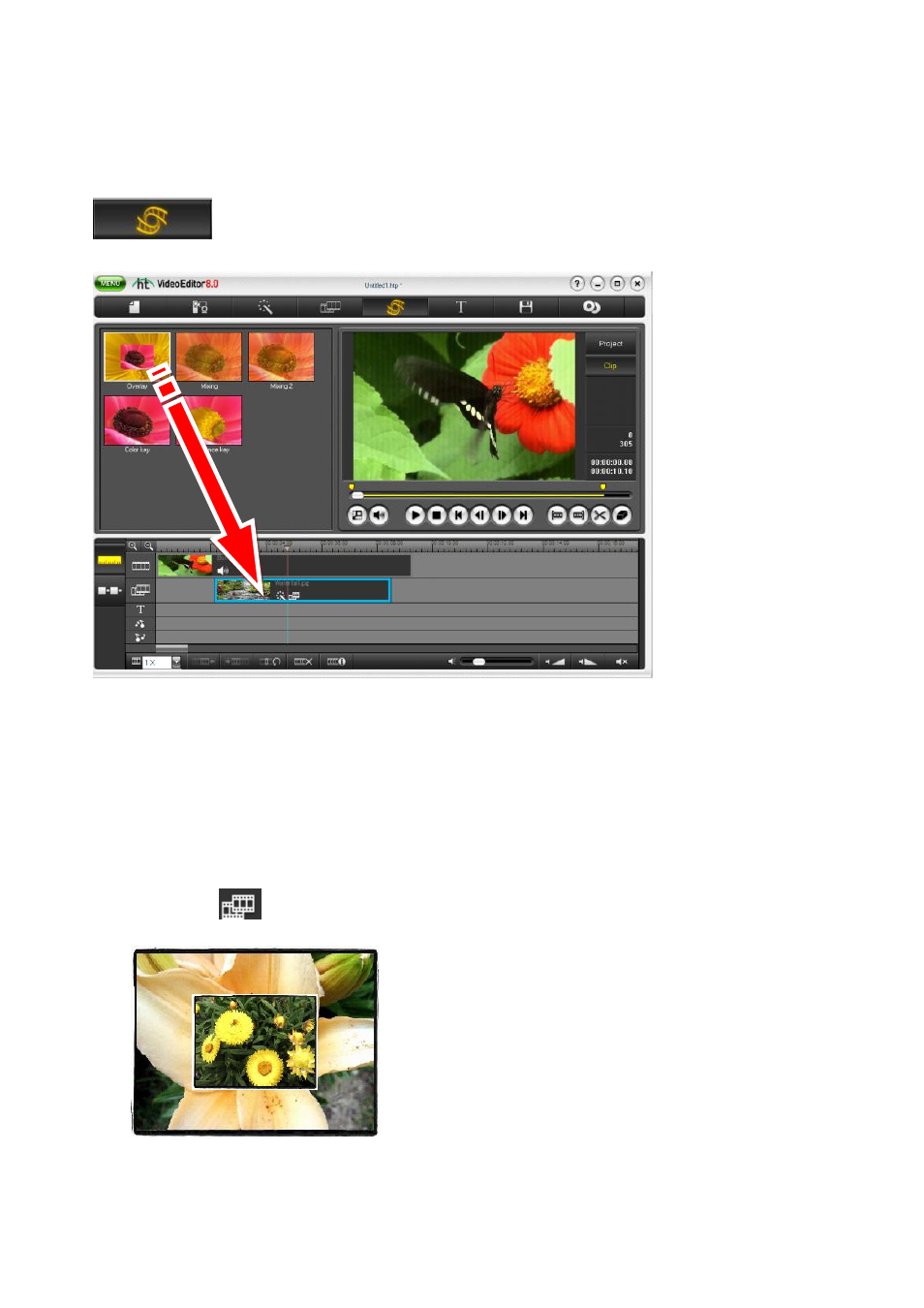 Adding overlay effects | Honestech Video Editor 8.0 User Manual | Page 59 / 86