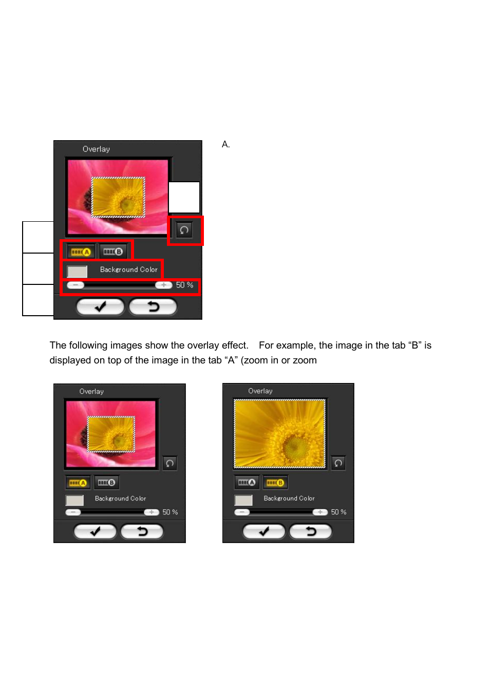 Ab c d | Honestech Video Editor 8.0 User Manual | Page 60 / 86