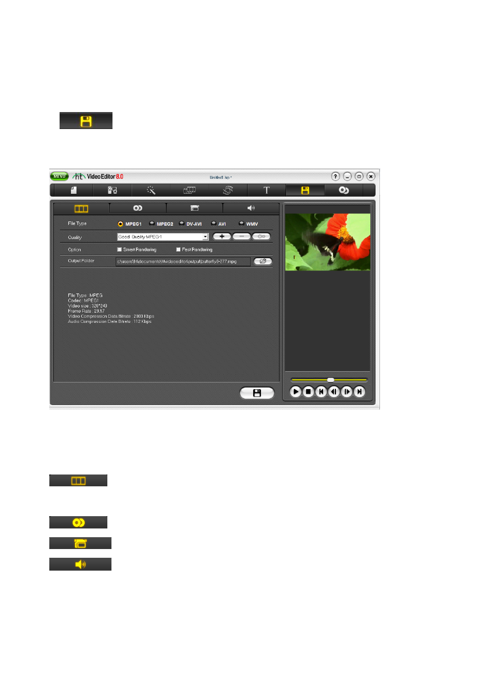 Creating output | Honestech Video Editor 8.0 User Manual | Page 63 / 86