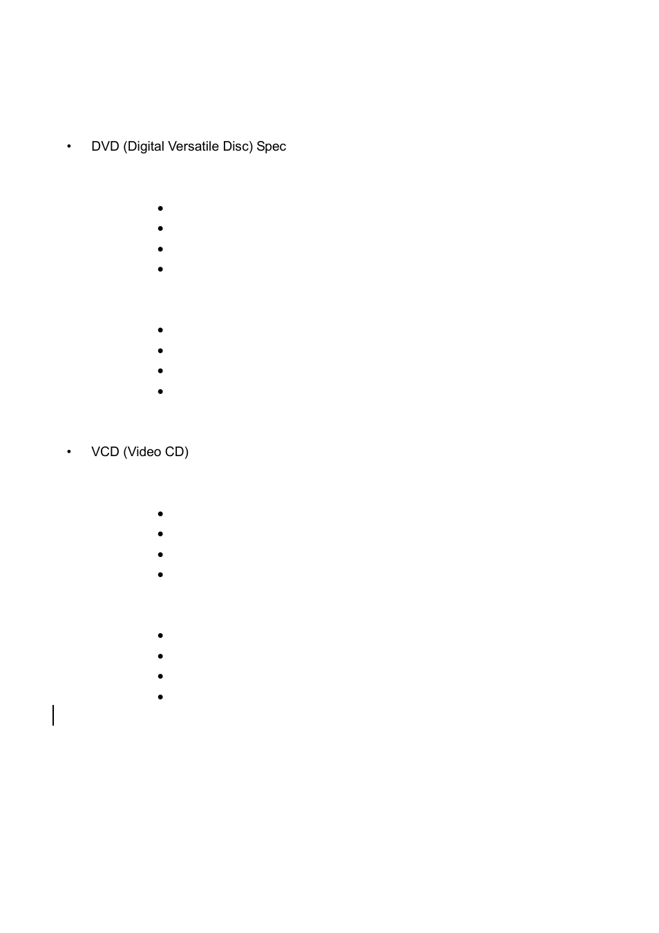 Output specification | Honestech Video Editor 8.0 User Manual | Page 82 / 86