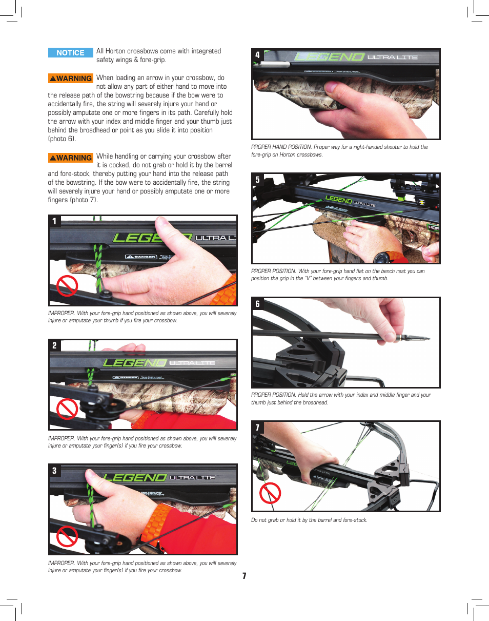 Horton General Crossbow User Manual | Page 7 / 16