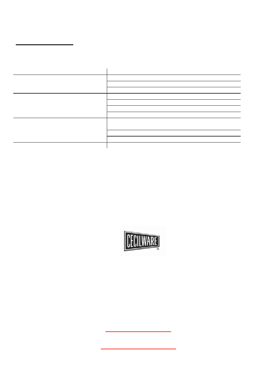 Cecilware corporation | Cecilware IC-25A User Manual | Page 11 / 11