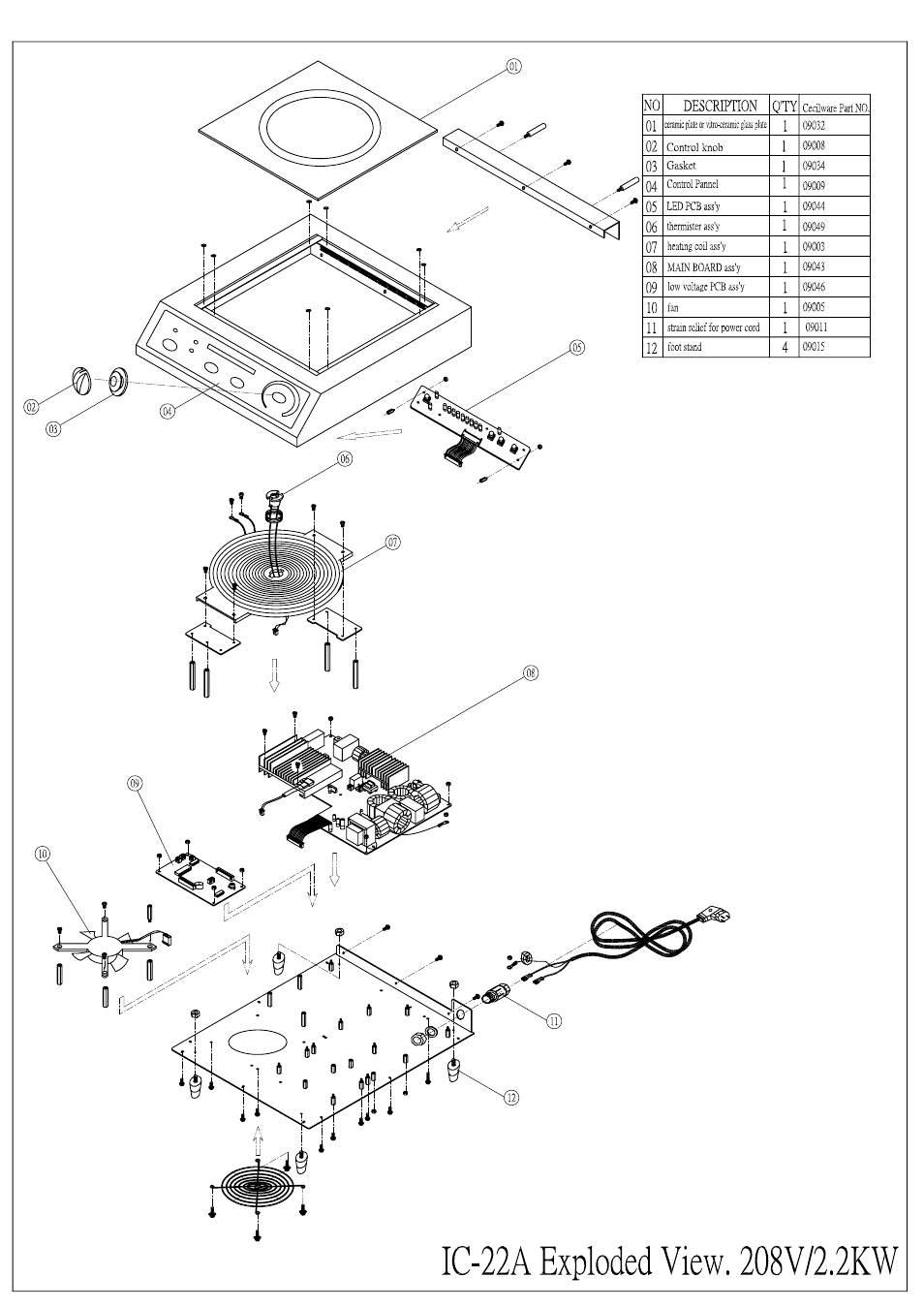 Cecilware IC-25A User Manual | Page 9 / 11
