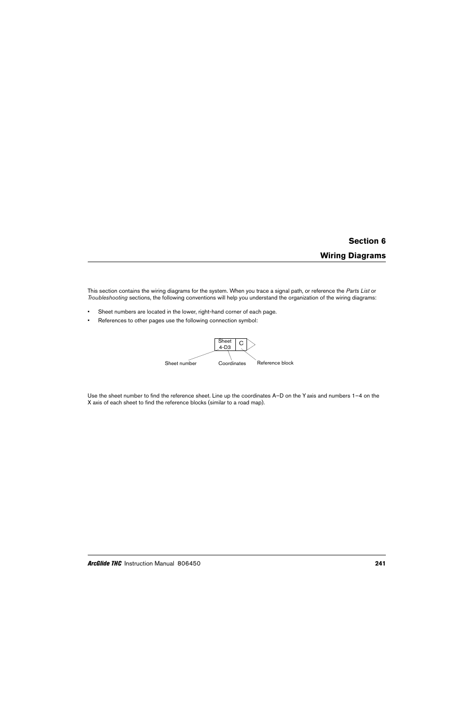 Wiring diagrams | Hypertherm THC ArcGlide User Manual | Page 241 / 288