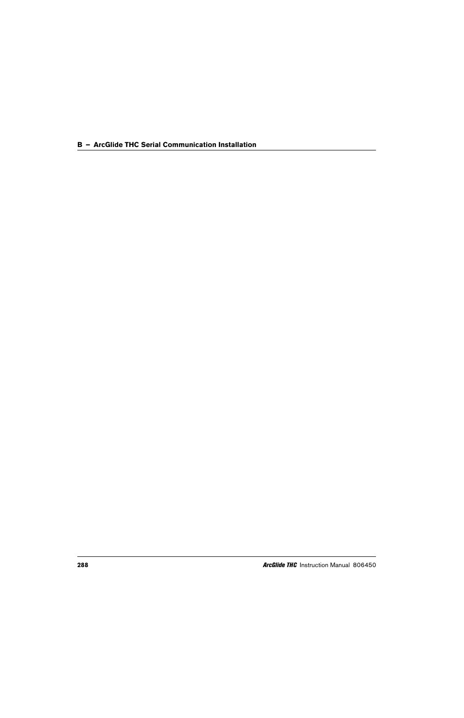 Hypertherm THC ArcGlide User Manual | Page 288 / 288