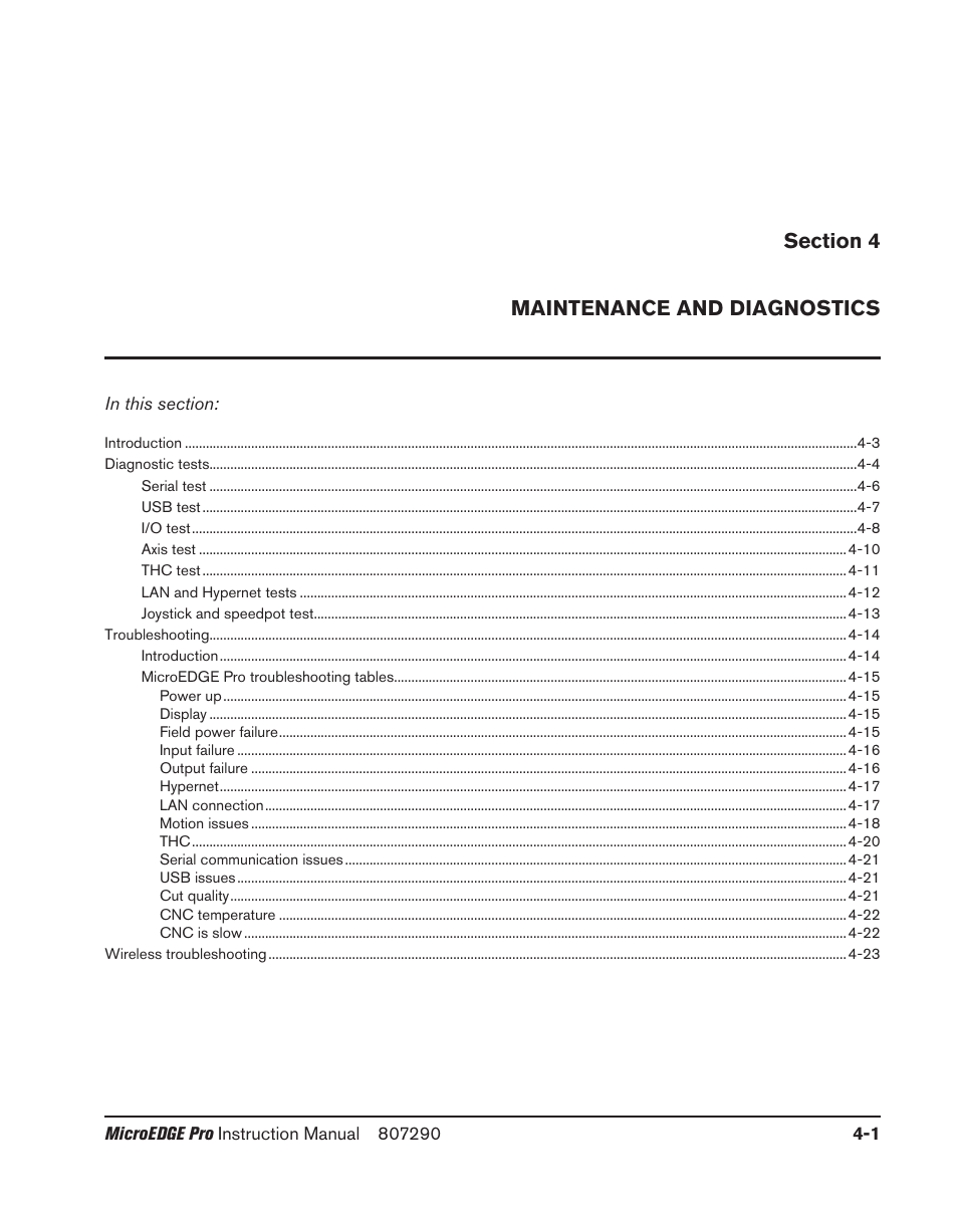 Maintenance and diagnostics, Maintenance and diagnostics -1 | Hypertherm MicroEDGE Pro Shape Cutting Control Rev.2 User Manual | Page 97 / 182