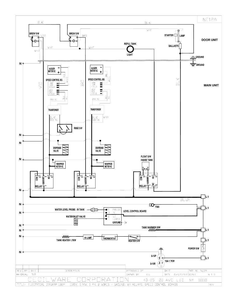 Cecilware GB1P User Manual | Page 15 / 18