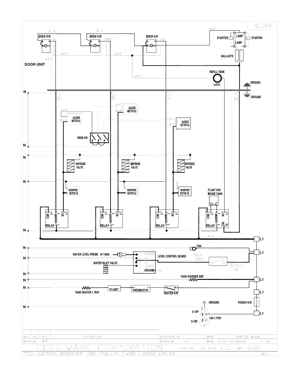 Cecilware GB1P User Manual | Page 16 / 18