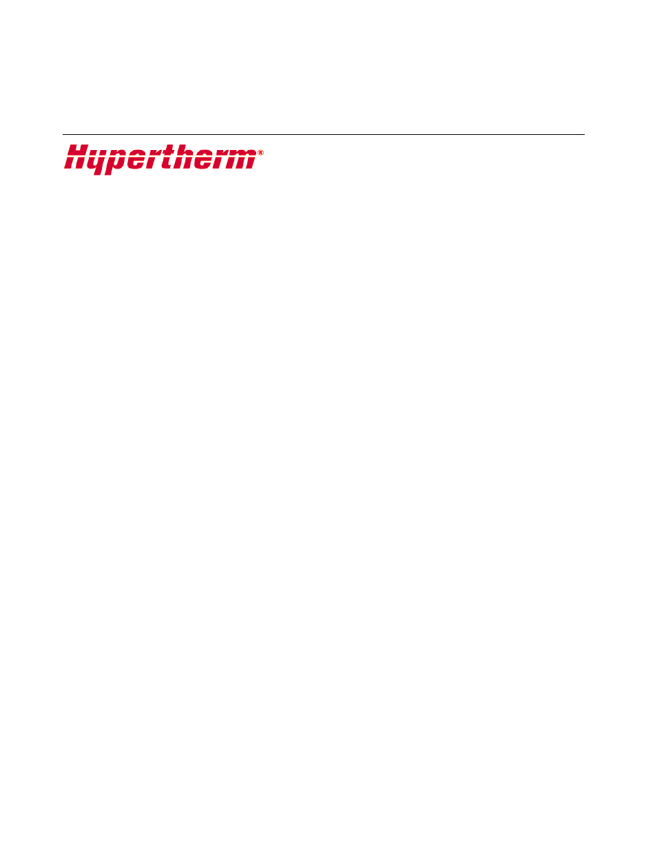 Hypertherm Shape Cutting Control User Manual | 66 pages