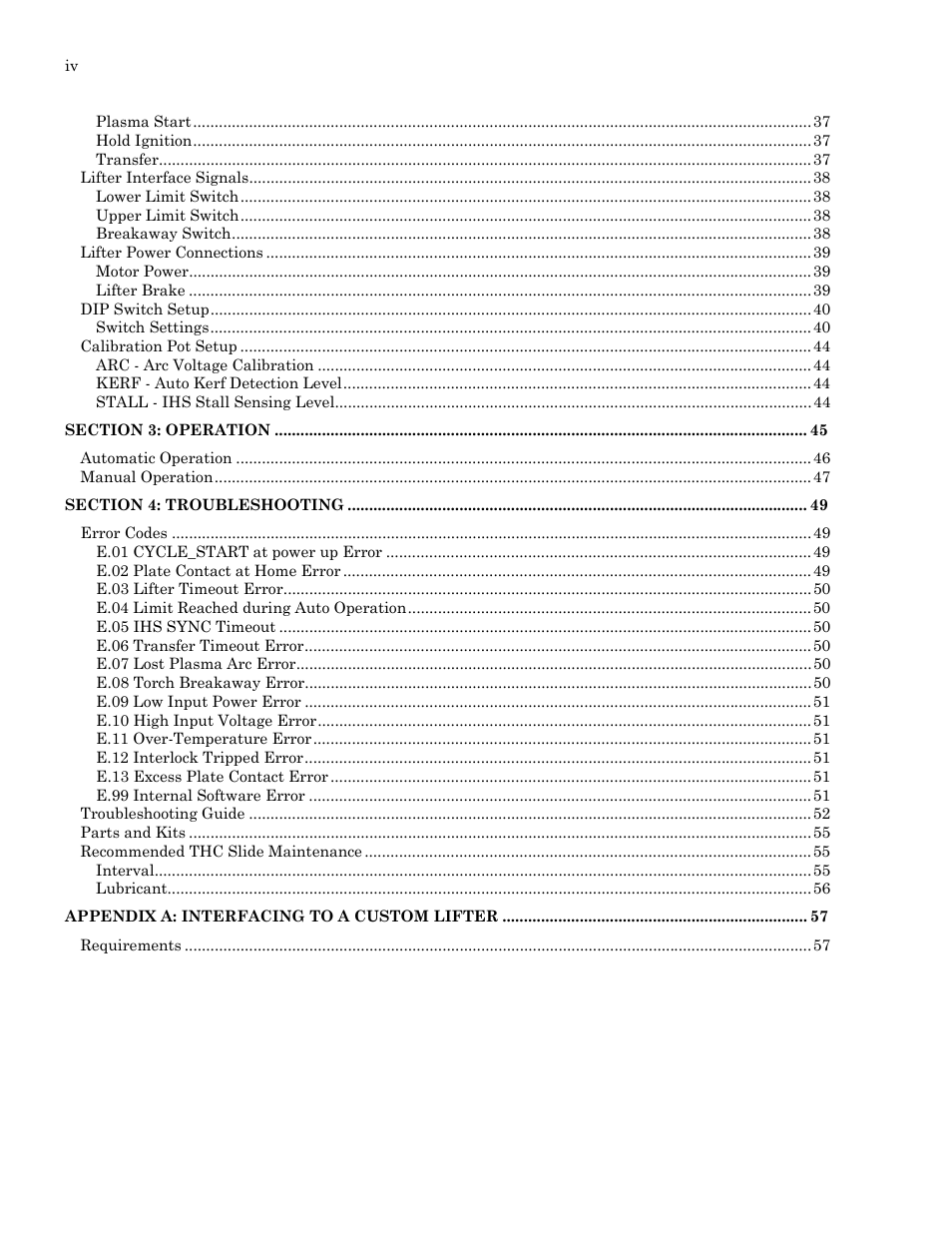 Hypertherm PHC Sensor User Manual | Page 4 / 58