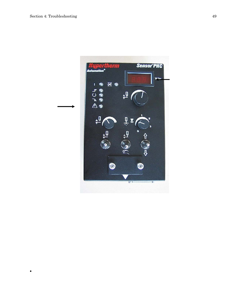Error codes | Hypertherm PHC Sensor User Manual | Page 49 / 58
