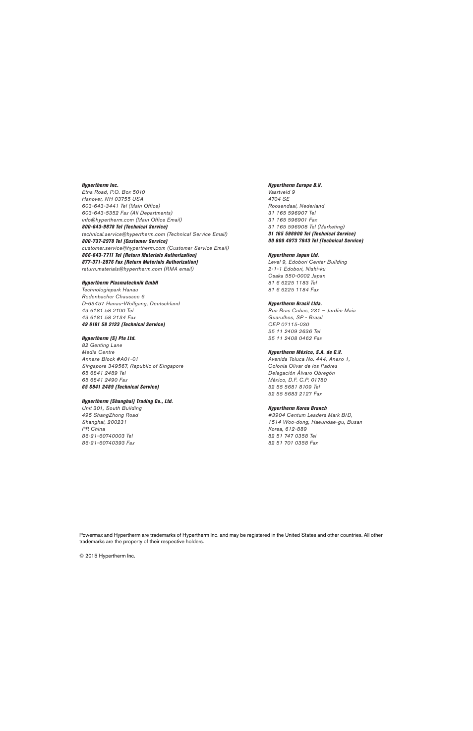 Hypertherm 80669C Rev.2 User Manual | Page 2 / 304