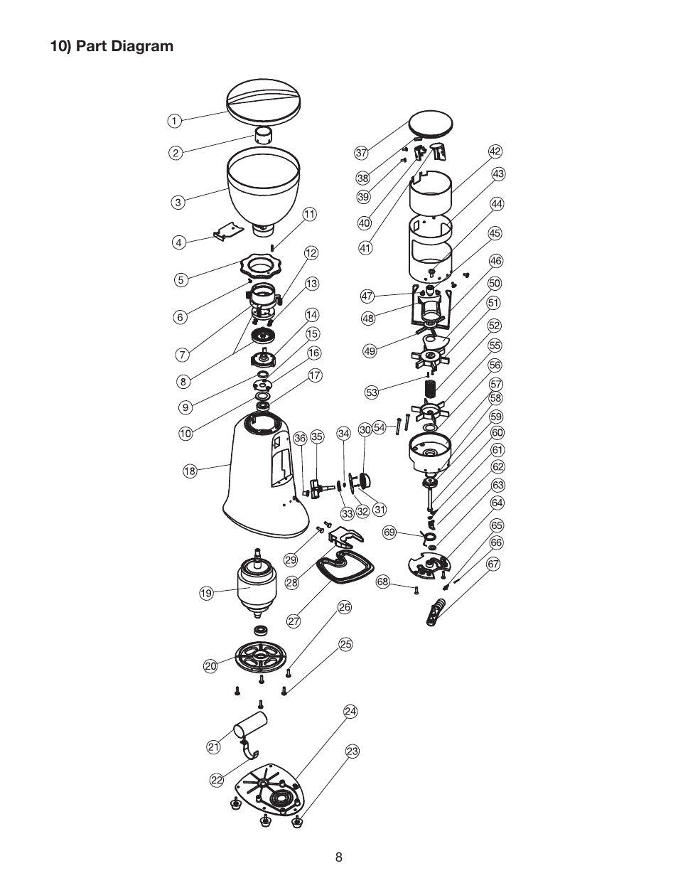 Cecilware VENEZIA II HC-600 User Manual | Page 8 / 10