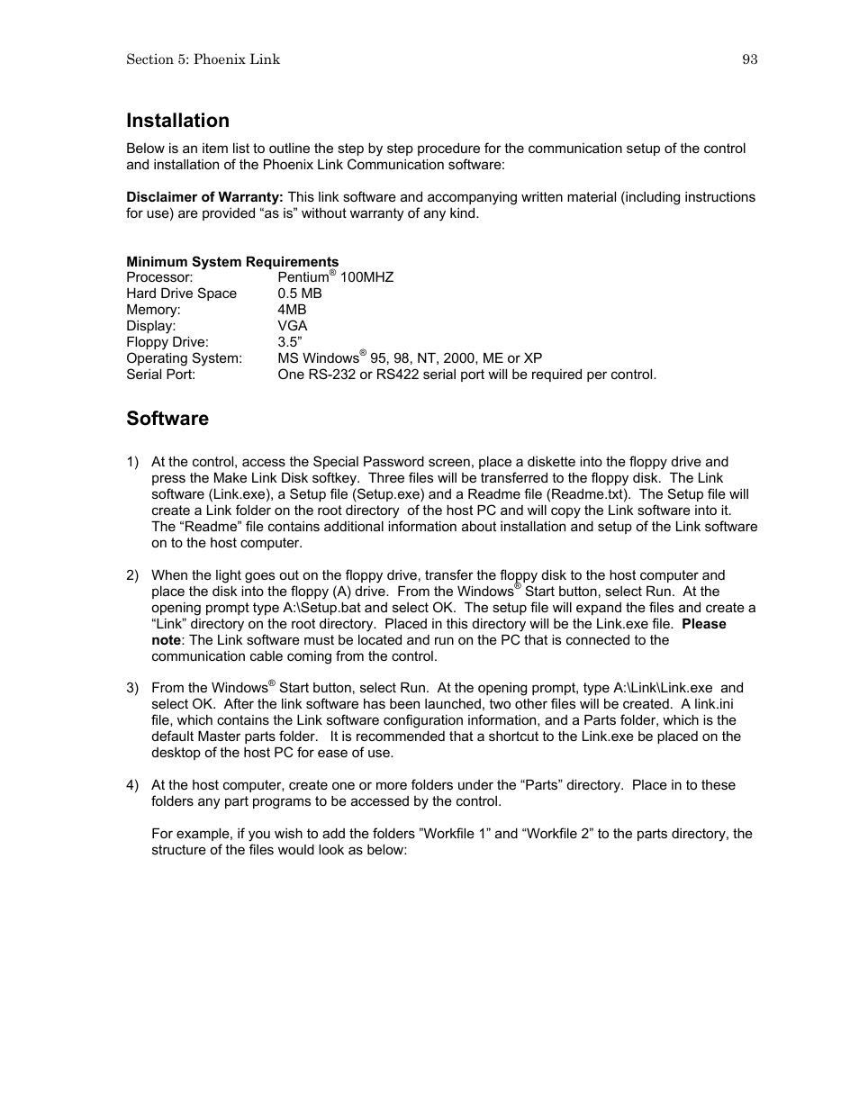 Installation, Software | Hypertherm HTA Rev 6.00 Install Guide User Manual | Page 105 / 242