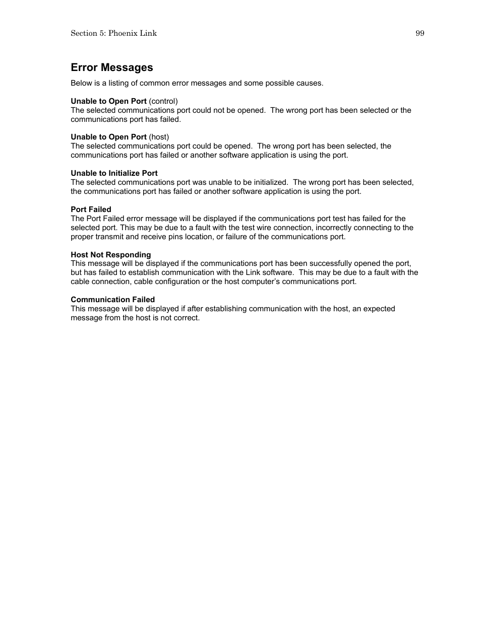 Error messages | Hypertherm HTA Rev 6.00 Install Guide User Manual | Page 111 / 242