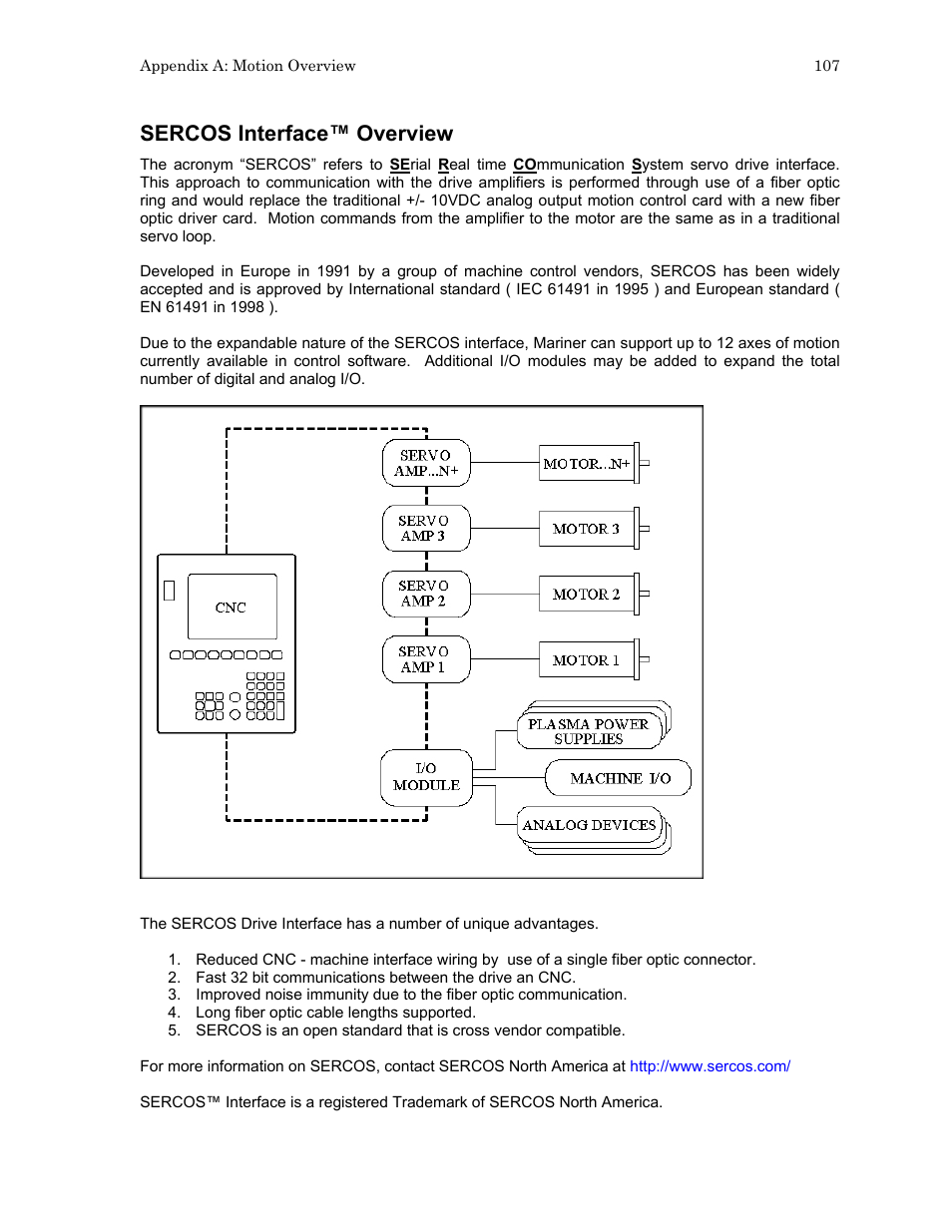 Sercos interface™ overview | Hypertherm HTA Rev 6.00 Install Guide User Manual | Page 119 / 242