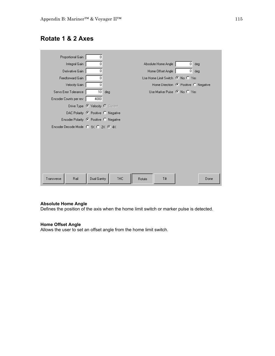 Rotate 1 & 2 axes | Hypertherm HTA Rev 6.00 Install Guide User Manual | Page 127 / 242