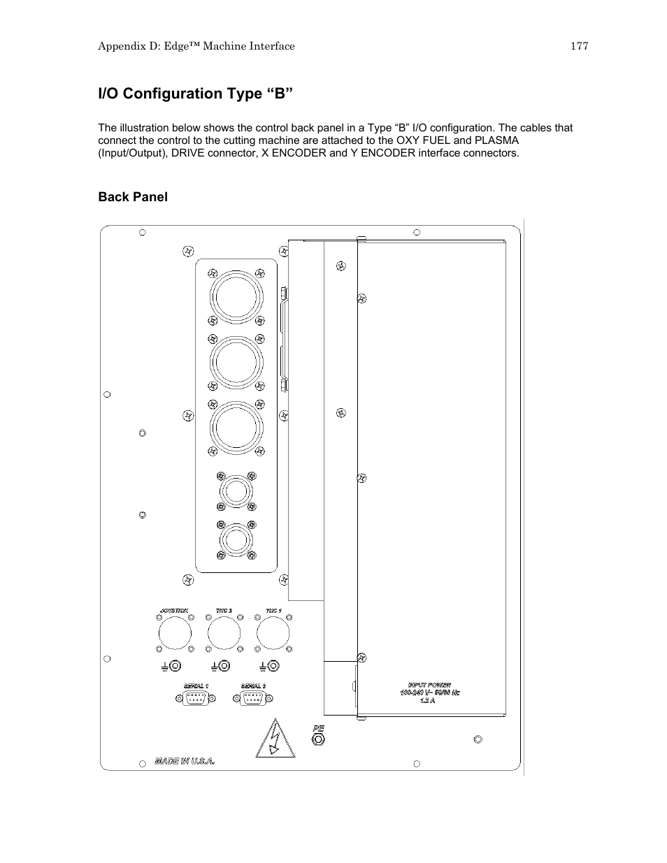 I/o configuration type “b | Hypertherm HTA Rev 6.00 Install Guide User Manual | Page 189 / 242