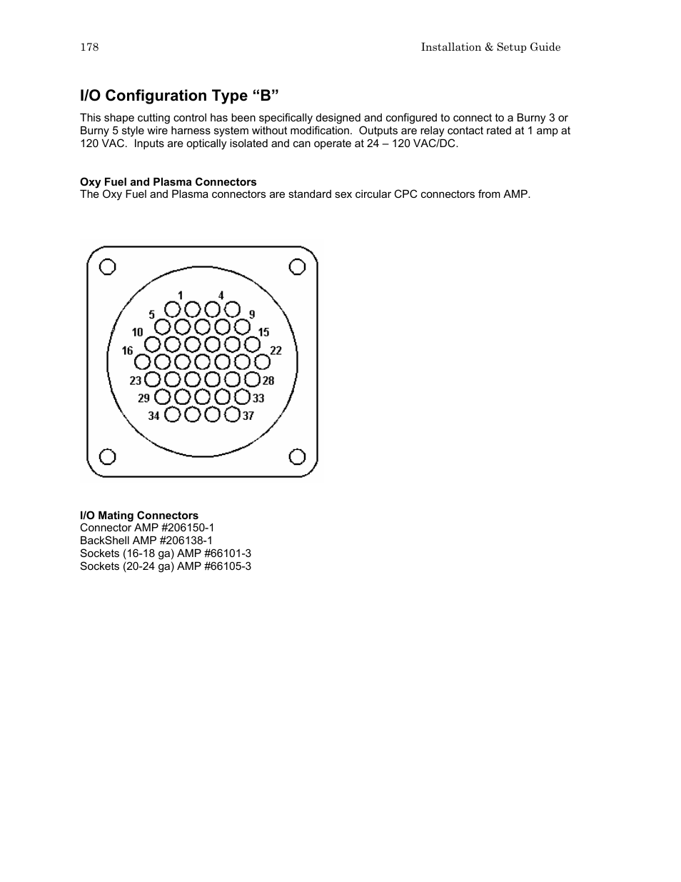 I/o configuration type “b | Hypertherm HTA Rev 6.00 Install Guide User Manual | Page 190 / 242