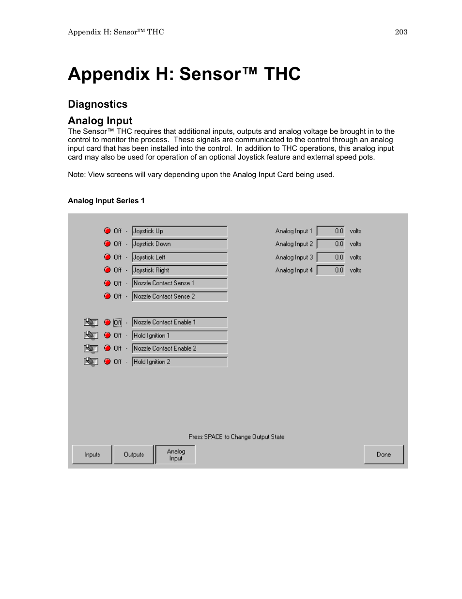 Appendix h: sensor™ thc | Hypertherm HTA Rev 6.00 Install Guide User Manual | Page 215 / 242