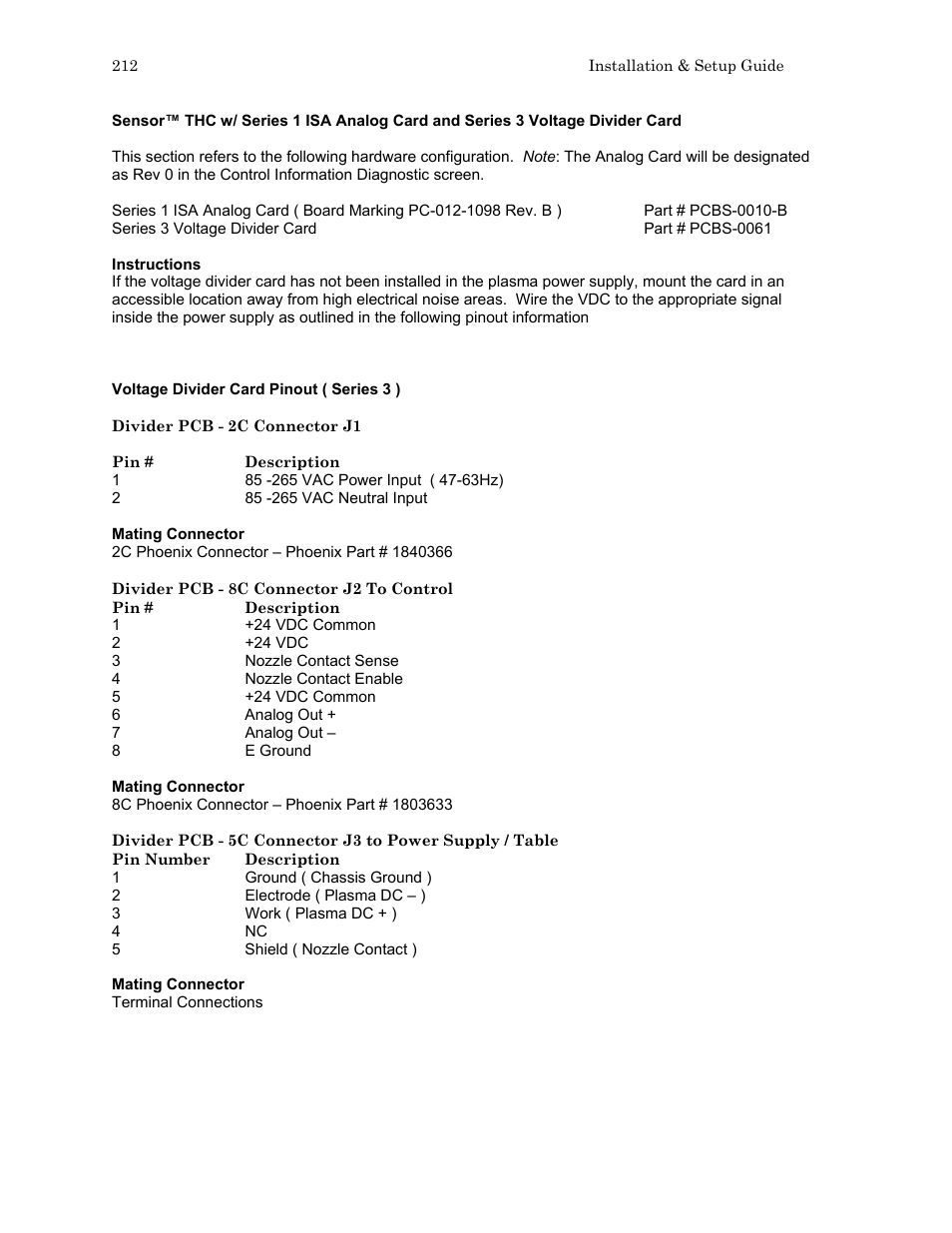 Hypertherm HTA Rev 6.00 Install Guide User Manual | Page 224 / 242