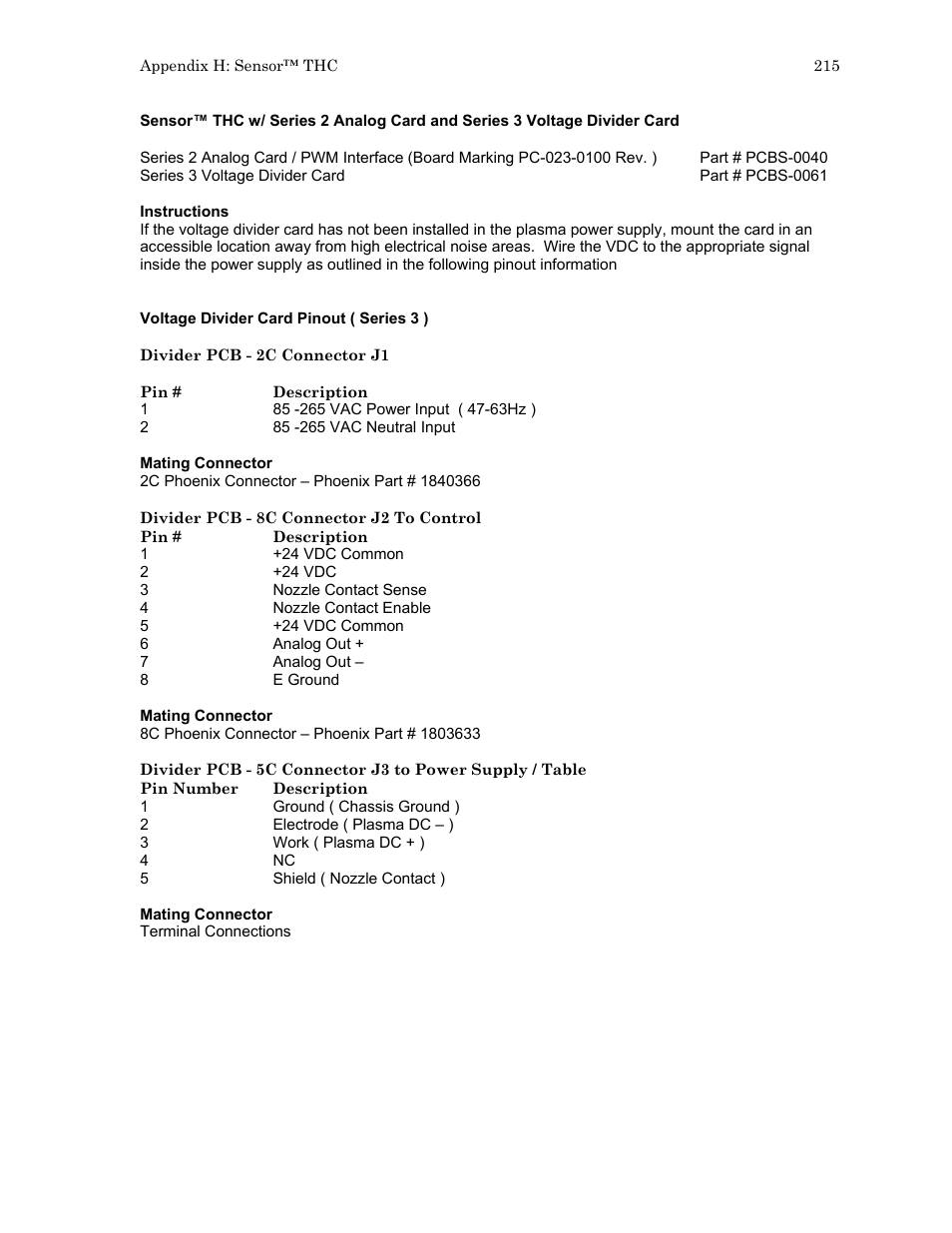 Hypertherm HTA Rev 6.00 Install Guide User Manual | Page 227 / 242