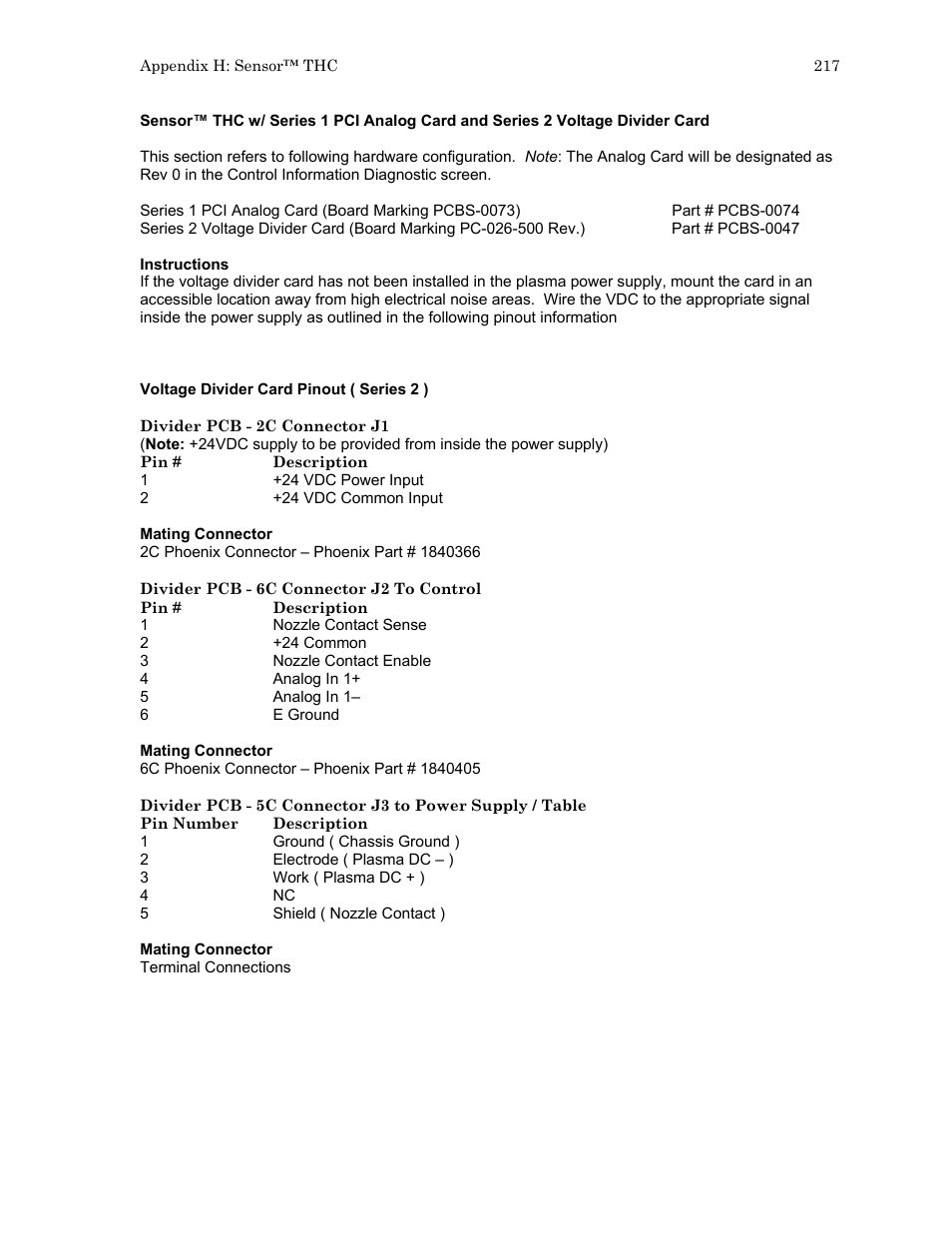 Hypertherm HTA Rev 6.00 Install Guide User Manual | Page 229 / 242