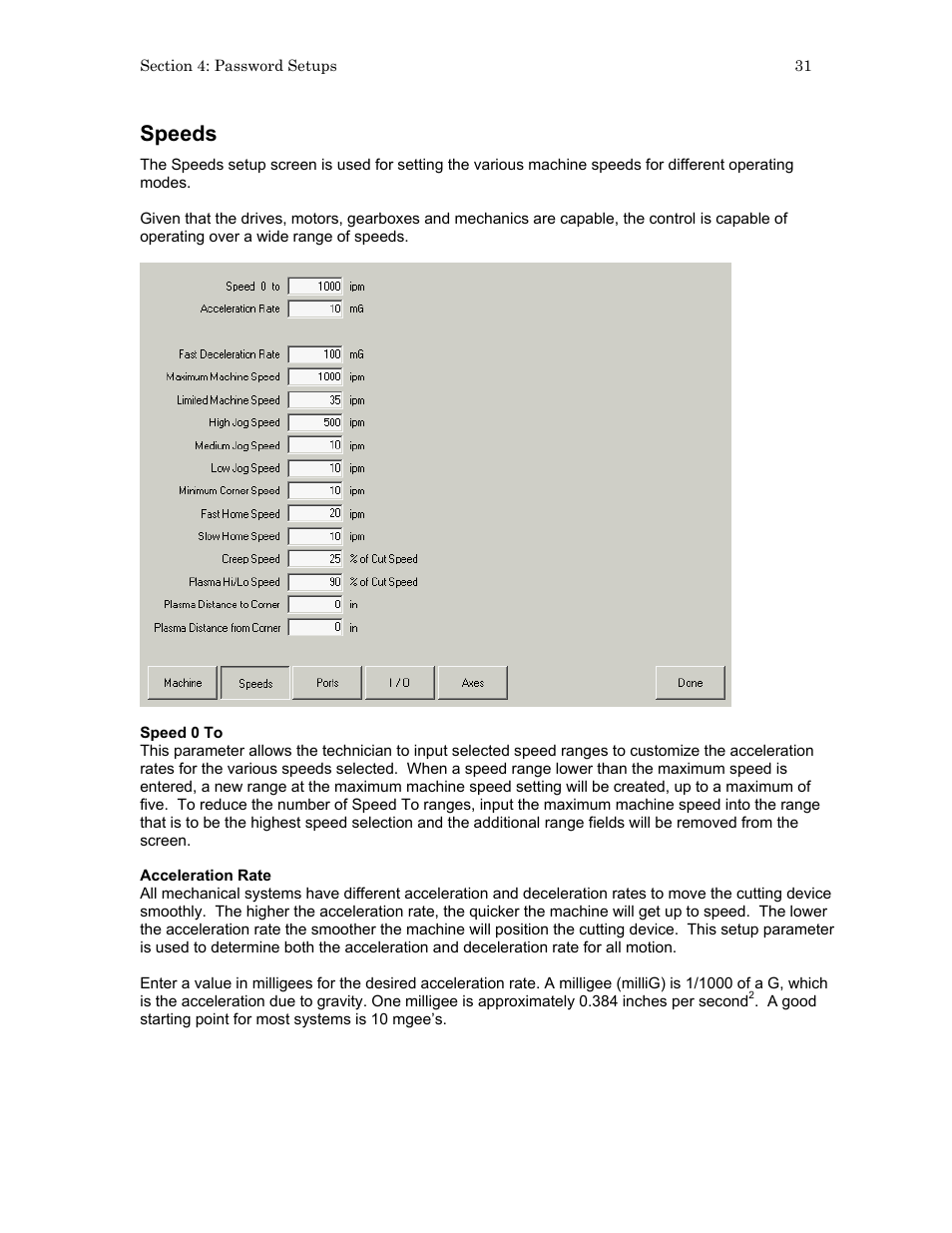 Speeds | Hypertherm HTA Rev 6.00 Install Guide User Manual | Page 43 / 242