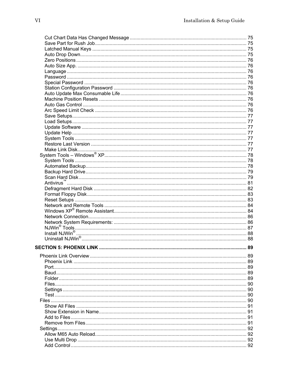 Hypertherm HTA Rev 6.00 Install Guide User Manual | Page 6 / 242