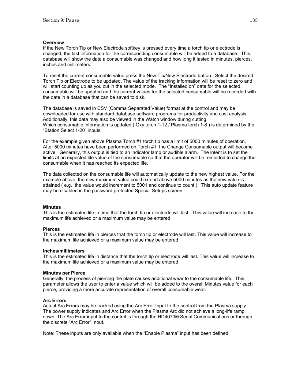 Hypertherm HTA Rev 6.00 Operators Manual User Manual | Page 149 / 212