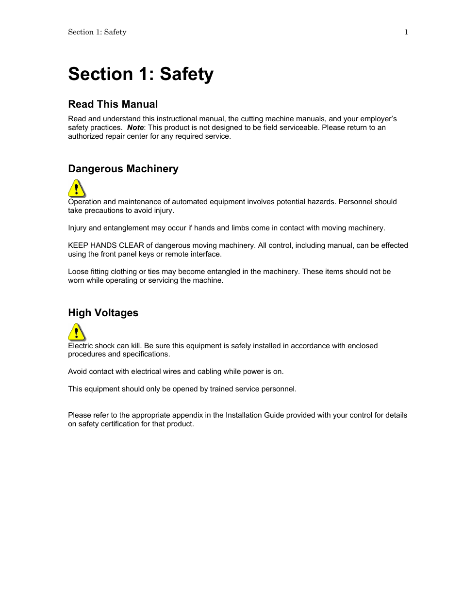 Hypertherm HTA Rev 6.00 Operators Manual User Manual | Page 15 / 212