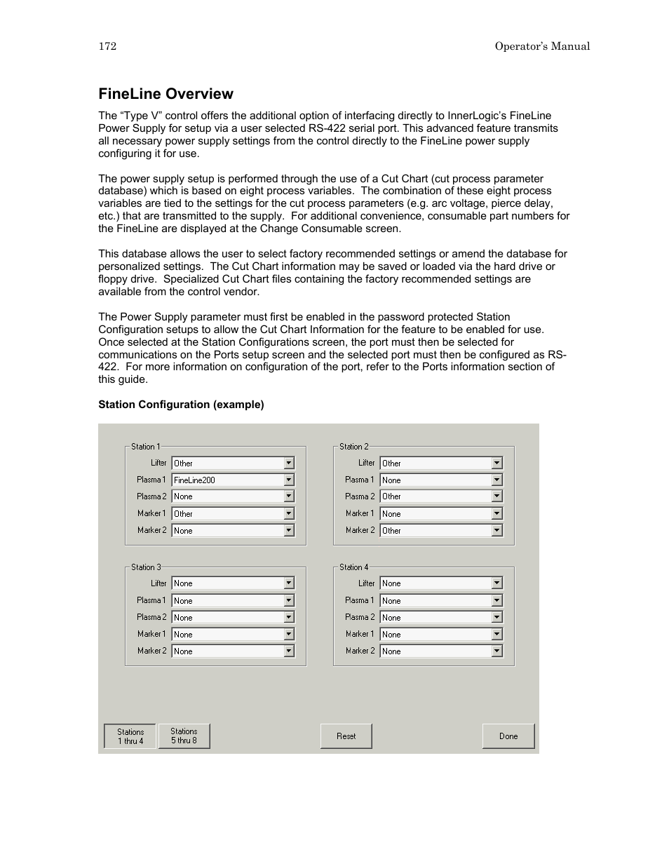 Fineline overview | Hypertherm HTA Rev 6.00 Operators Manual User Manual | Page 186 / 212