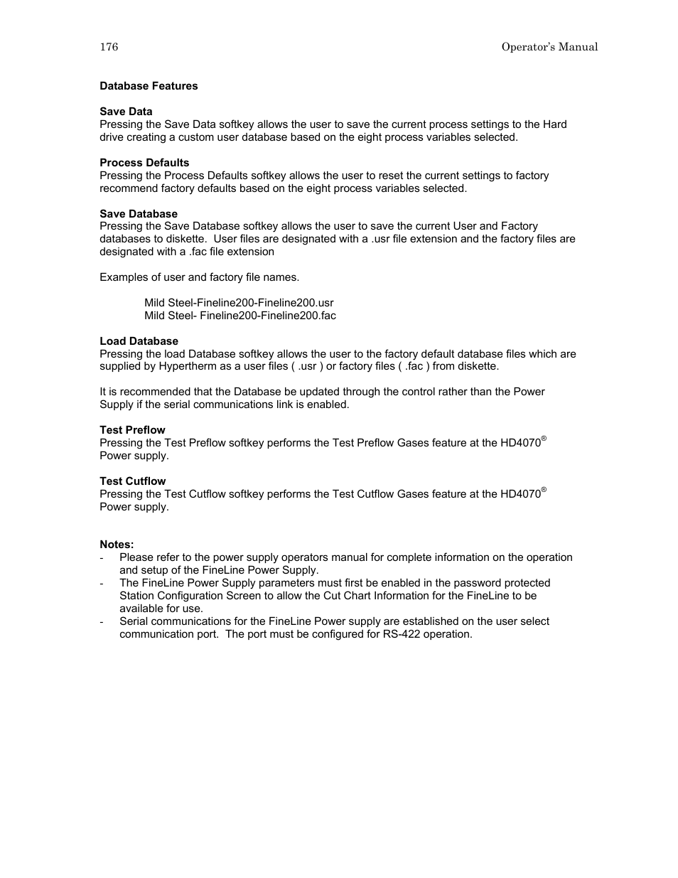 Hypertherm HTA Rev 6.00 Operators Manual User Manual | Page 190 / 212